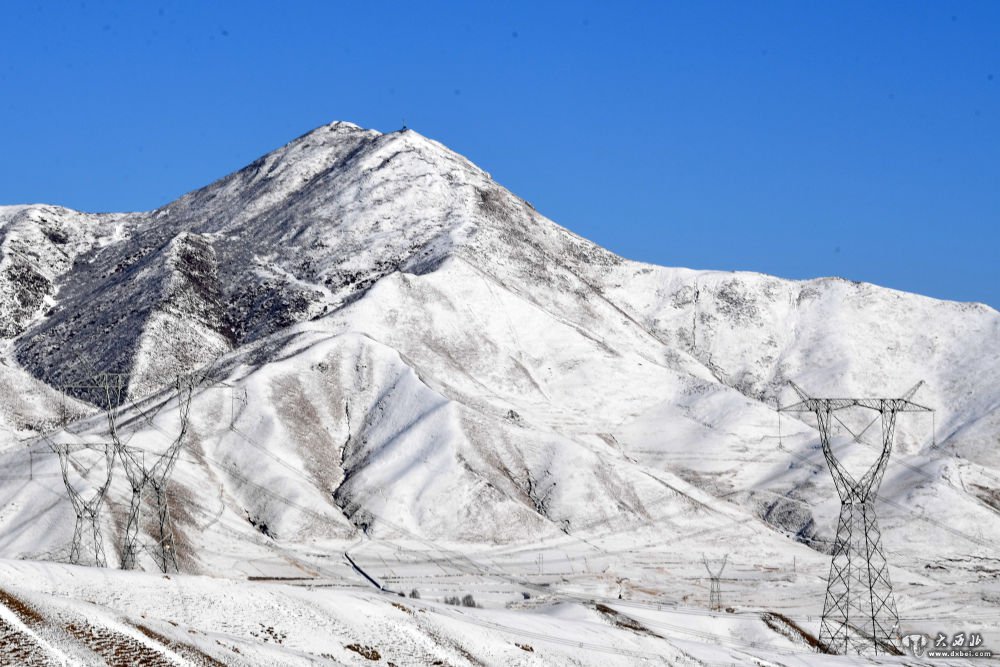 祁连山乌鞘岭雪景